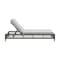 Armen Living Felicia Outdoor Patio Adjustable Chaise Lounge Chair in Aluminum with Gray Rope and Cushions 840254333161 - alternate 10
